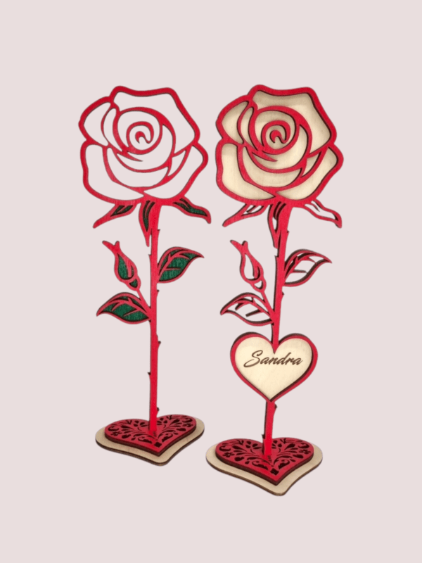 2 kihiline puidust roos - Image 3
